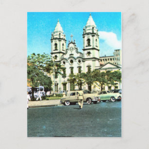 VintageBrasilien Recife, Barockkirche      Postkarte