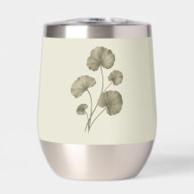 Vintagegrüne Sumpfdotterblumenblätter