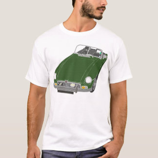 Vintagegrüner MG T-Shirt