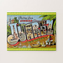 VintageJuarez Mexiko 11x14 Puzzle