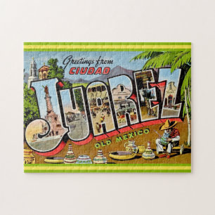 VintageJuarez Mexiko 11x14 Puzzle