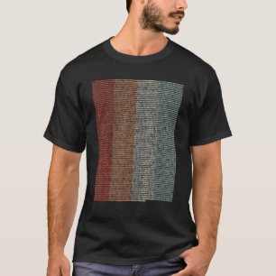 Vintagen 10000 Ziffern Pi-Signatur Mathematik Pi D T-Shirt