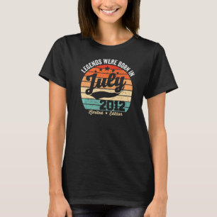 Vintagen 10. Geburtstagslegenden wurden am 20. Jul T-Shirt