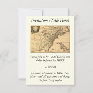 Vintagen 1777 Amerikanische Kolonien Karte von Phe