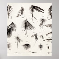 Vintagen 1800er Jahre Angelfliegen lockern Lure