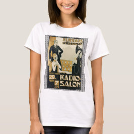 Vintagen 1920er Jahre Niederländischer Radiosalon T-Shirt
