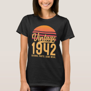 Vintagen 1942 Originalteile einige tragen 80. Gebu T-Shirt