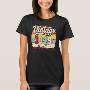 Vintagen 1949 Originalteile einige tragen Retro 74 T-Shirt