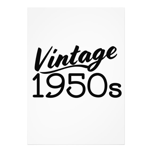 Vintagen 1950er fotodruck (Vorne)