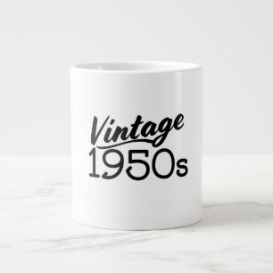 Vintagen 1950er Jumbo-Tasse