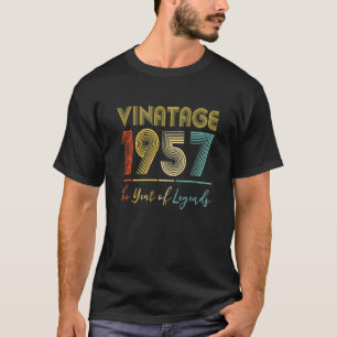 Vintagen 1957 65. Geburtstagsideen Männer Frauen I T-Shirt