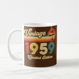 Vintagen 1959 Geburtstagsfrauen Frauen Retro-Legen Kaffeetasse