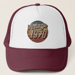 VINTAGEN 1970 MÄNNERFRAUEN GEBURTSTAGSGESCHENKE TR TRUCKERKAPPE