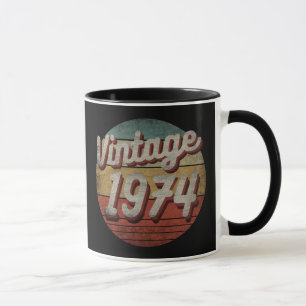 VINTAGEN 1974 MÄNNERFRAUEN GEBURTSTAG TASSE