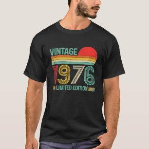 Vintagen 1976 46. Geburtstagsdekorationen Männer F T-Shirt