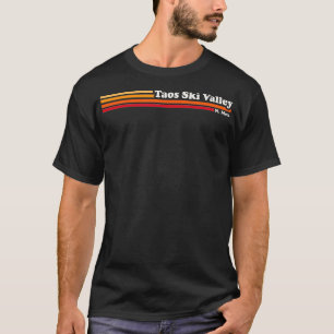 Vintagen 1980er Jahre Grafikstil Taos Ski Tal New T-Shirt