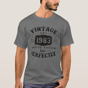 Vintagen 1983 40 Jahre alt 40. Geburtstagsgeschenk T-Shirt