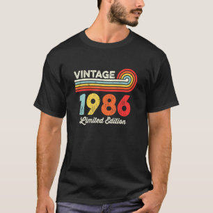 Vintagen 1986 Geburtstagsfrauen Frauen Geboren 198 T-Shirt