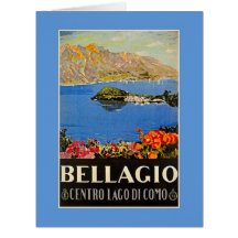 Vintagen 20er Jahre Bellagio Italienische Reiseanz
