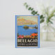 Vintagen 20er Jahre Bellagio Italienische Reiseanz Postkarte (Stehend Vorderseite)