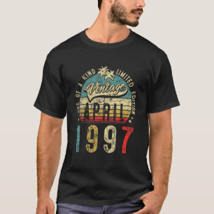 Vintagen 25 Jahre alt April 1997 Dekorationen 25th T-Shirt
