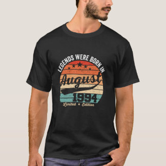 Vintagen 30. Geburtstagslegenden waren im August G T-Shirt