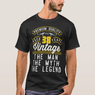 Vintagen 38 Jahre alt Geburtstag Die Mythos-Legend T-Shirt