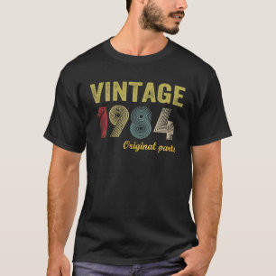 Vintagen 40. Geburtstag Männer Frauen Witz 1984 40 T-Shirt