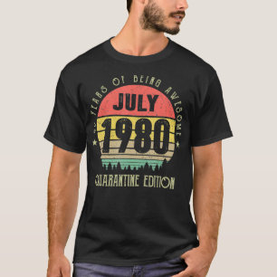 Vintagen 40 Jahre Phantastisch im Juli 1980 Quaran T-Shirt