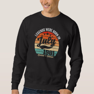 Vintagen 41. Geburtstagslegenden wurden am 19. Jul Sweatshirt