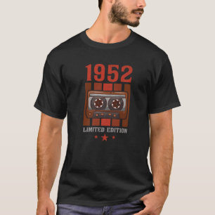 Vintagen 70. Geburtstag T-Shirt Jahr 1952 limitier
