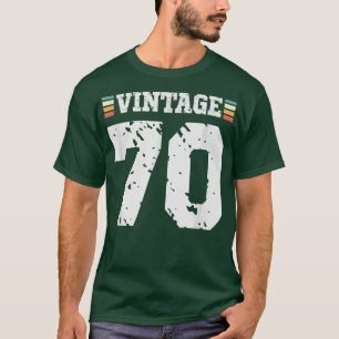 Vintagen 70 Jahre Altes Glück 70. Geburtstag Spaß  T-Shirt