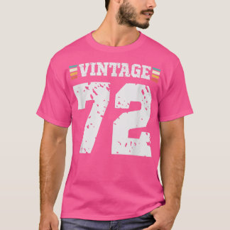 Vintagen 72 Jahre Altes Glück 72. Geburtstag Spaß  T-Shirt