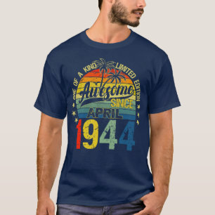Vintagen 78 Jahre alt April 1944 Dekorationen 78. T-Shirt