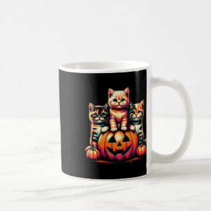 Vintagen 90er Katzen Kätzchen Kürbis Halloween Spo Kaffeetasse