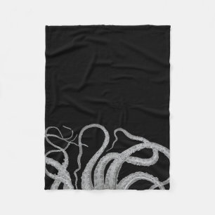 Vintagen die Seekrakententakeln kraken steampun Fleecedecke
