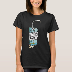Vintagen einer Saftbox Rettete mein Leben, das ich T-Shirt