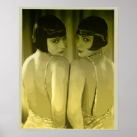 Vintagen Flapper Girls aus den 1920er Jahren Pop A
