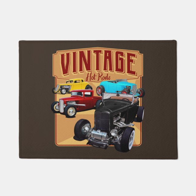 Vintagen Frisierte Auto Fußmatte (Vorderseite)