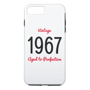 Vintagen Geburtstagsgeschenk 1967 vollendet Case-Mate iPhone Hülle