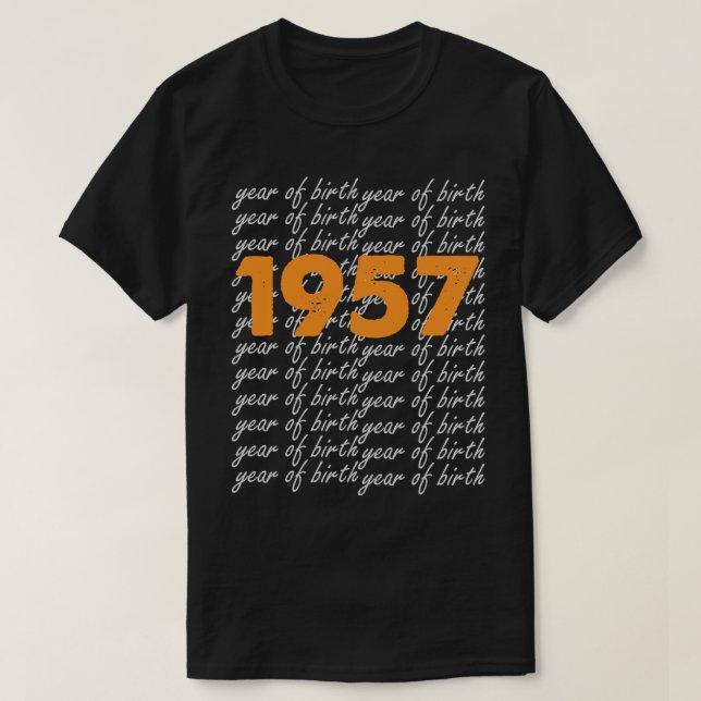 Vintagen Geburtstagsgeschenke 1957 Frauen T-Shirt (Design vorne)
