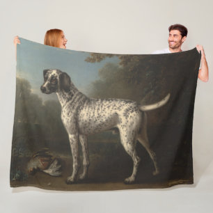 Vintagen Gepunktete Grauwürfel Fleecedecke