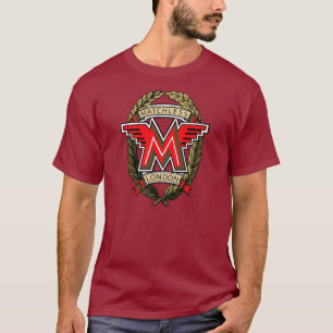 Vintagen gleichlose Motorräder von London T-Shirt