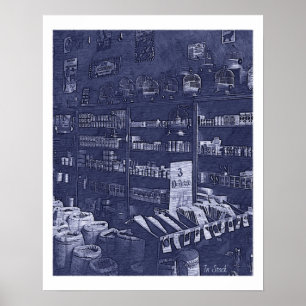 Vintagen Kunstplakat im auf lager Poster