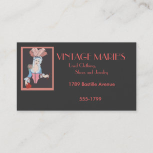 Vintagen Maries Visitenkarte