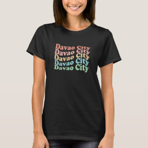 Vintagen Philippinen Hippie City - Retro Davao T-Shirt
