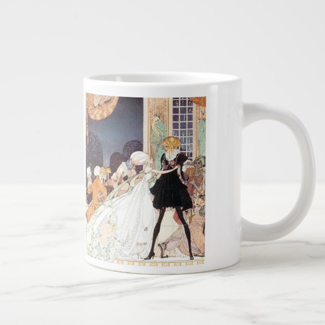 Vintagen Zwölf Tanzprinzessinnen von Kay Nielsen Jumbo-Tasse (Rechts)