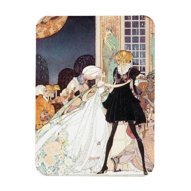 Vintagen Zwölf Tanzprinzessinnen von Kay Nielsen Magnet (Vertikal)