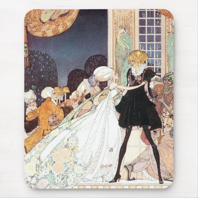 Vintagen Zwölf Tanzprinzessinnen von Kay Nielsen Mousepad (Vorne)
