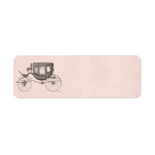 Vintager 1800s Wagen Pferd-Gezeichnete antike